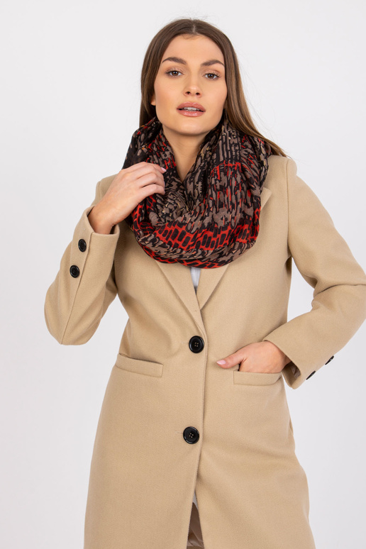 Beež ja oranž korsten trükiga