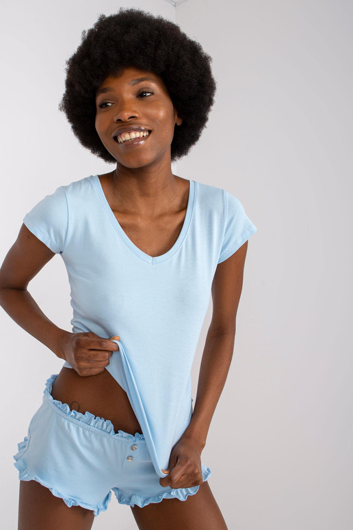 Helesinine puuvillane pidžaama...