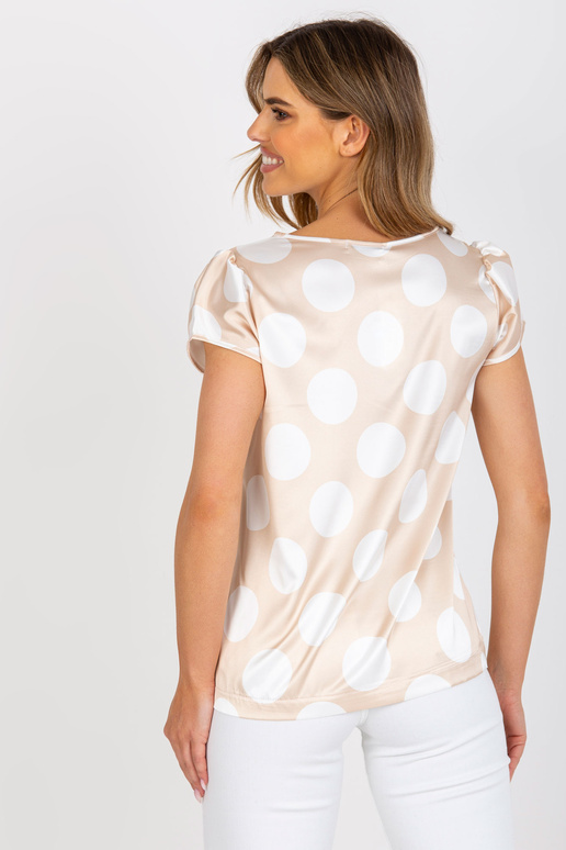 Beeži ja valge satiini imitatsiooniga...