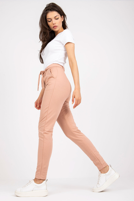 Beežist kangast taskutega püksid RUE...