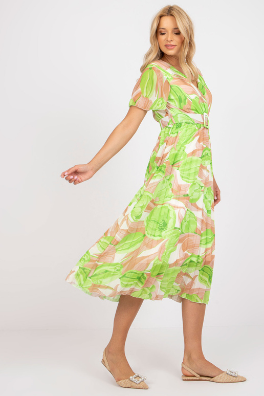 Beež ja roheline midikleit ühes... Beež ja roheline midikleit ühes...