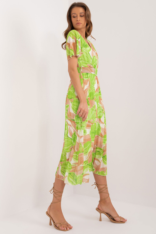 Beež ja roheline midikleit ühes... Beež ja roheline midikleit ühes...