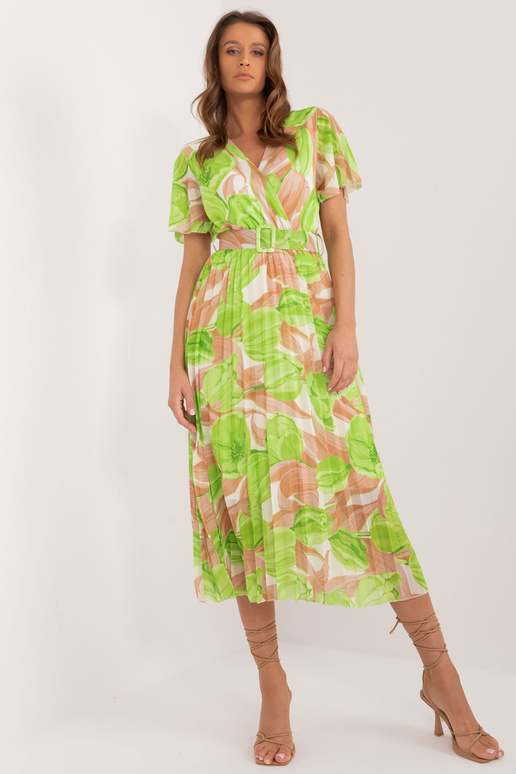 Beež ja roheline midikleit ühes... Beež ja roheline midikleit ühes...