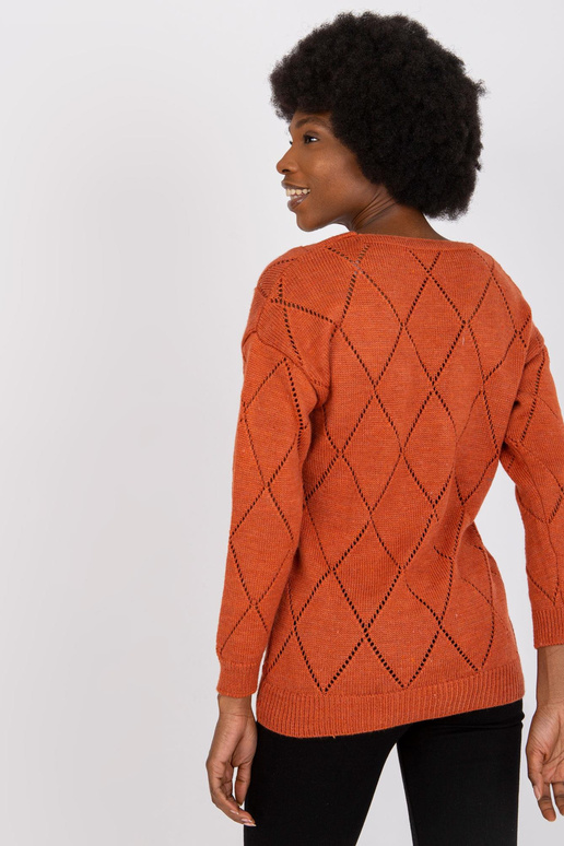 Tumeoranž nööbiga kardigan Elisabete...