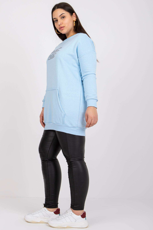 Helesinine pikk dressipluus suures...