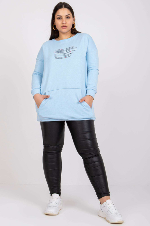 Helesinine pikk dressipluus suures...