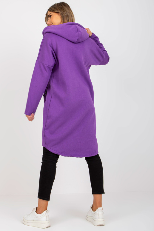 Lilla tõmblukuga dressipluus Tina RUE...