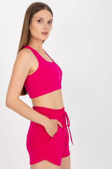 Fuksia soonikuga crop top... 2