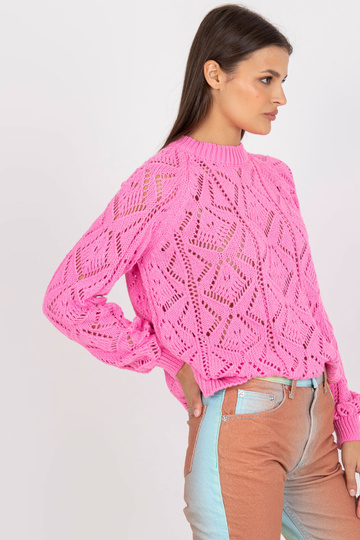 Roosa ažuurne kampsun...