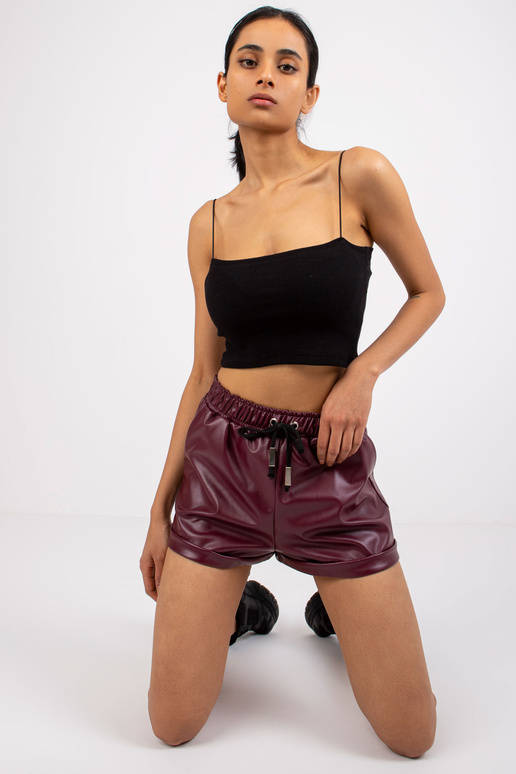 Öko-nahast valmistatud kastanipunased...