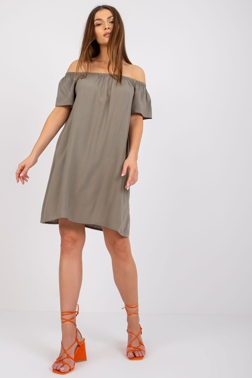 Khaki värvi lühikeste varrukatega...