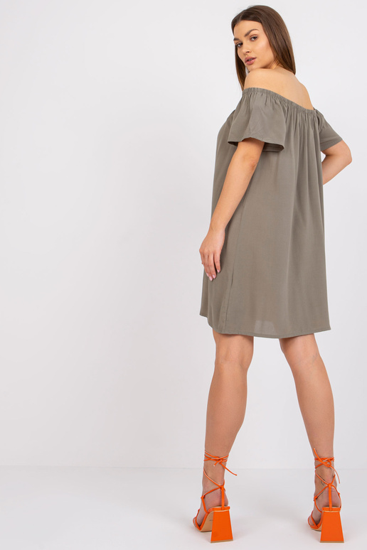 Khaki värvi lühikeste varrukatega...