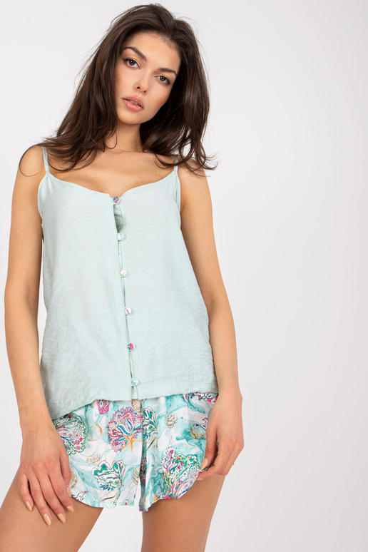 Türkiissinine kaheosaline pidžaama... Türkiissinine kaheosaline pidžaama...