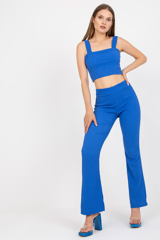 Sinine vabaaja komplekt rihmade ülaosaga Sinine vabaaja komplekt rihmade ülaosaga