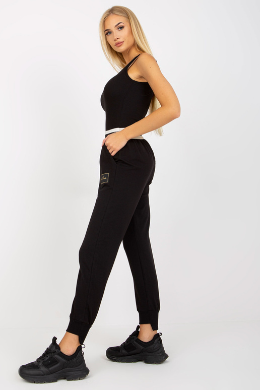 Mustad taskutega dressipüksid OCH BELLA