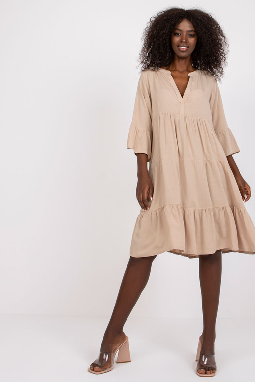 Beež volangidega kleit Humility SUBLEVEL