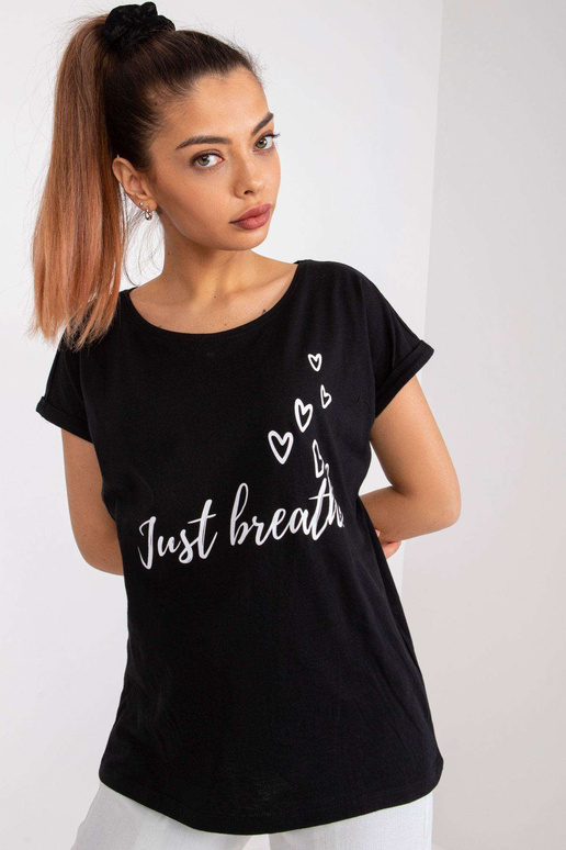 Must puuvillatrükiga T-särk Pola... Must puuvillatrükiga T-särk Pola...