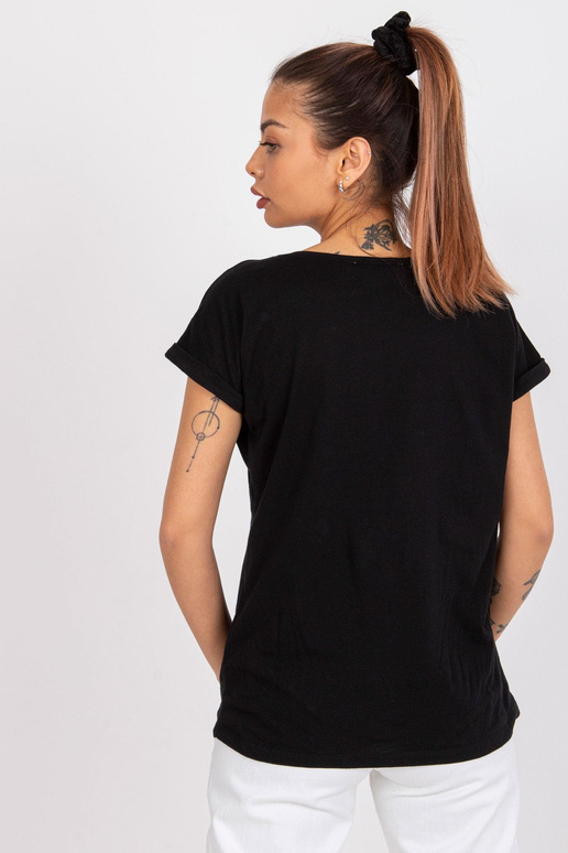 Must puuvillatrükiga T-särk Pola... Must puuvillatrükiga T-särk Pola...