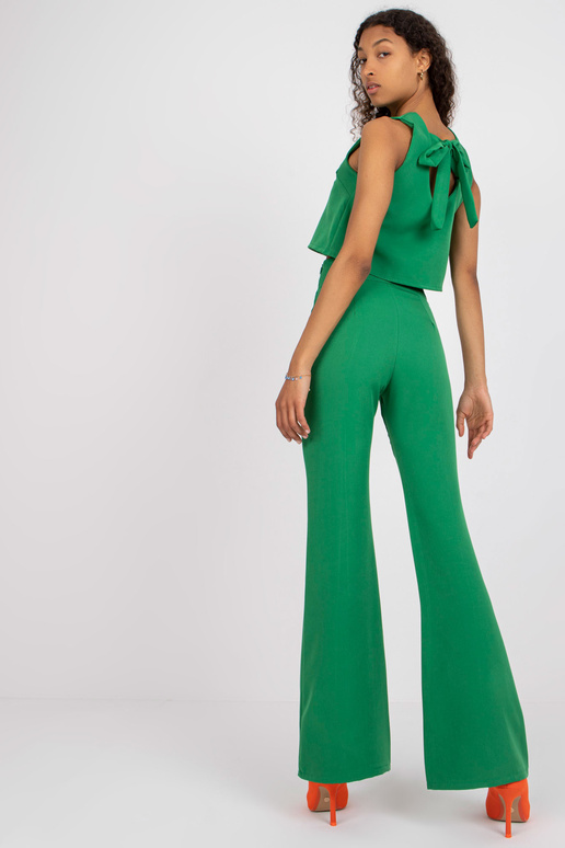 Roheline kaheosaline kõrge vöökohaga... Roheline kaheosaline kõrge vöökohaga...