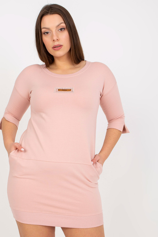 Dirty Pink Fit Plus Size minikleit...