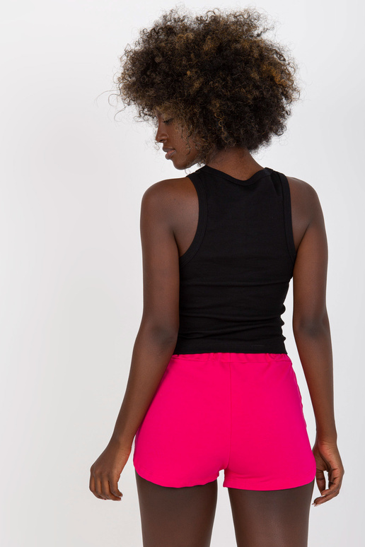 Musta soonikuga Basic varrukateta topp