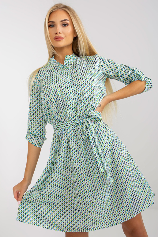 Nööbiga suletav valge ja roheline...