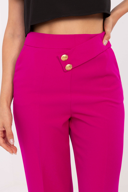 Fuksia laiast kangast püksid 7/8...