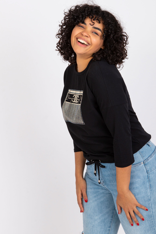 Rosie Cotton Black Plus Size vabaaja...