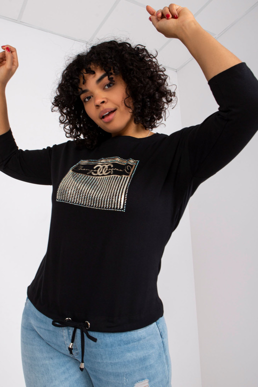 Rosie Cotton Black Plus Size vabaaja...