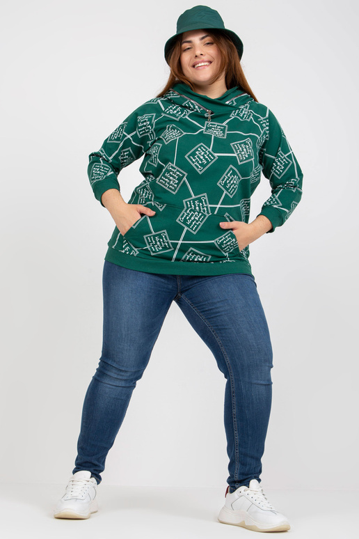 Roheline dressipluus suures suuruses...