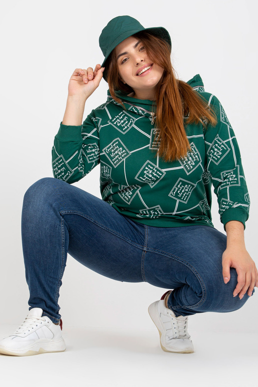 Roheline dressipluus suures suuruses...