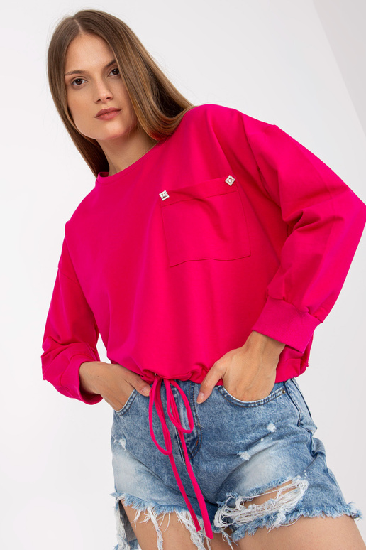 Fuksia värvi lühike puuvillane...