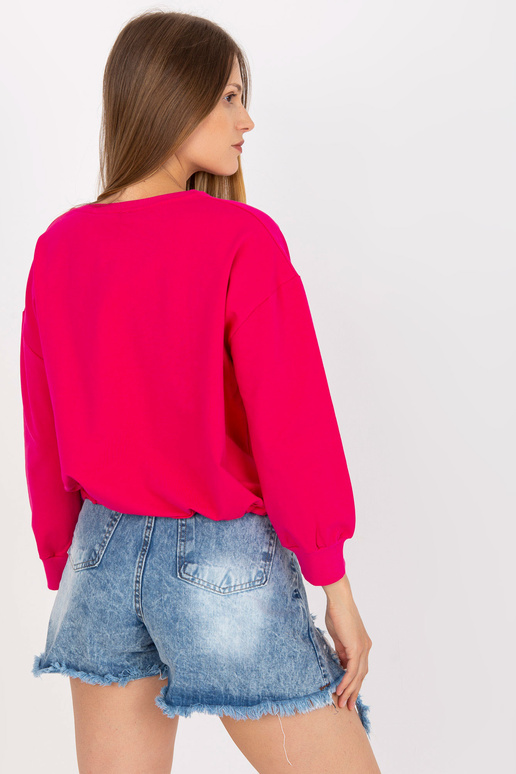 Fuksia värvi lühike puuvillane...