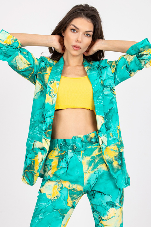 Naiste türkiissinine lihtne prinditud... Naiste türkiissinine lihtne prinditud...