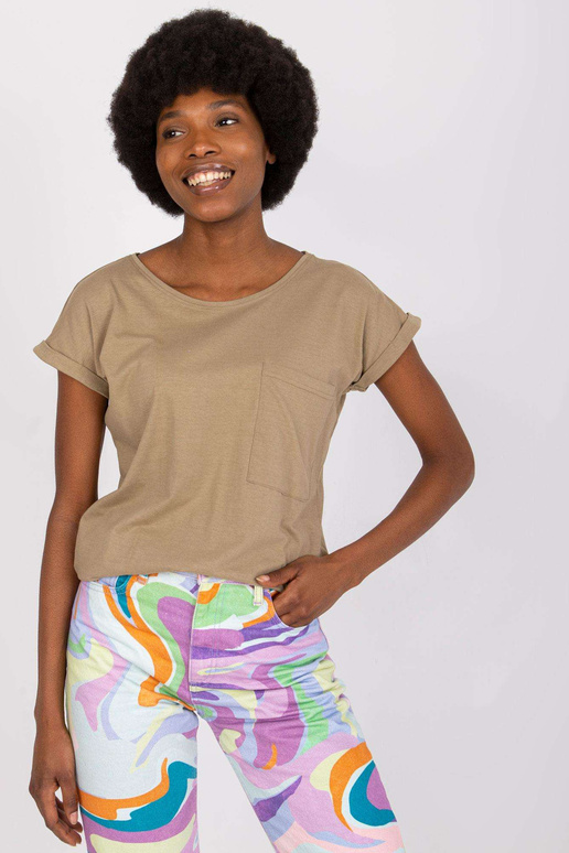 Tumebeež naiste põhiline Ventura t-särk