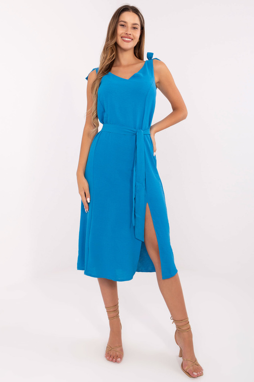 Sinine vabaaja kleit V-kaelusega RUE...