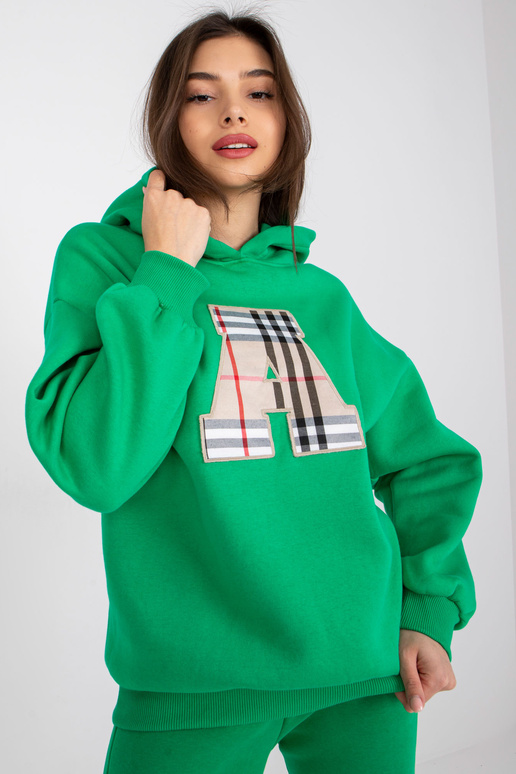 Roheline plaastri ja kapuutsiga...