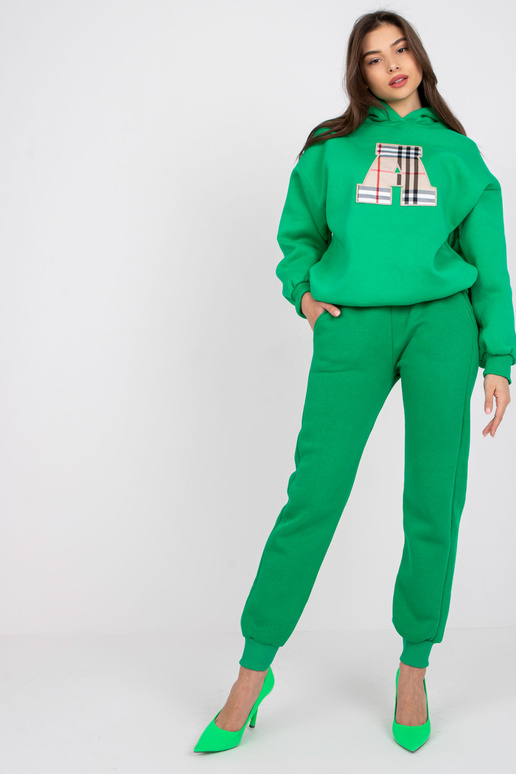 Roheline plaastri ja kapuutsiga...