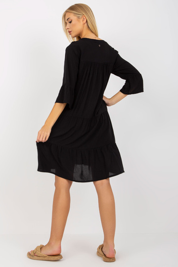 Must viskoosist boho kleit... 2