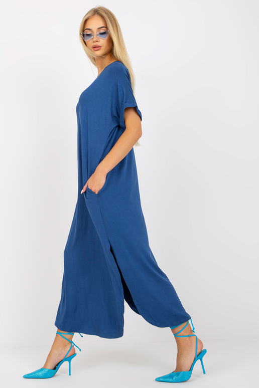 Tumesinine ülisuur puuvillane kleit... Tumesinine ülisuur puuvillane kleit...