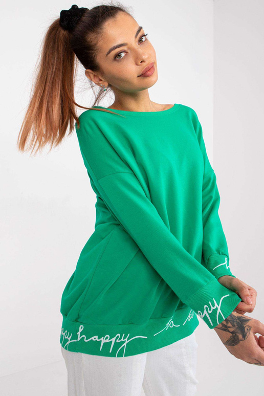 Roheline dressipluus kirjaga Charliza