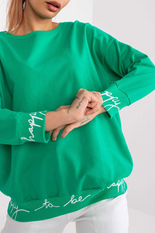 Roheline dressipluus kirjaga Charliza