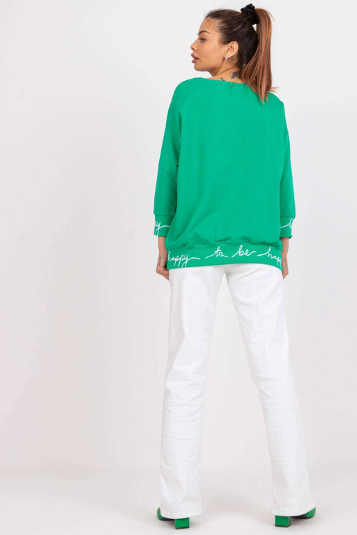 Roheline dressipluus kirjaga Charliza