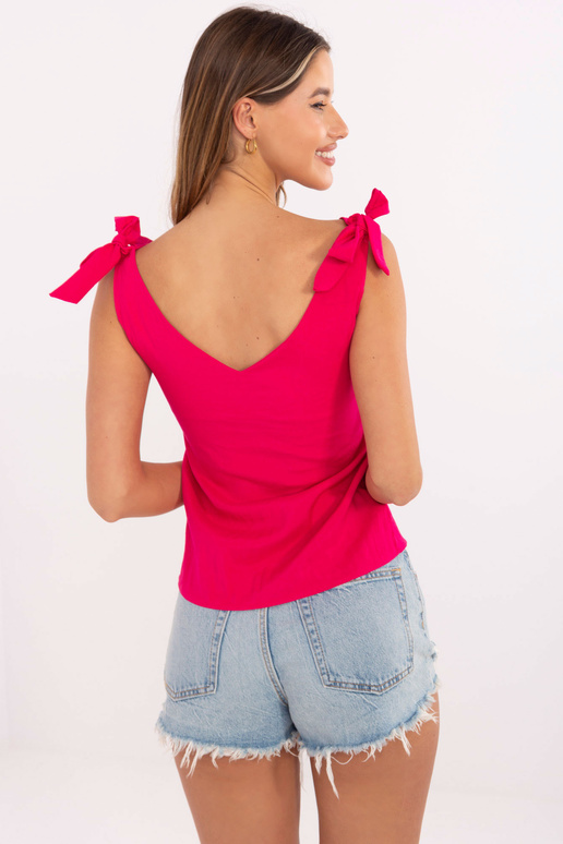 Seotud rihmadega fuksia topp RUE PARIS