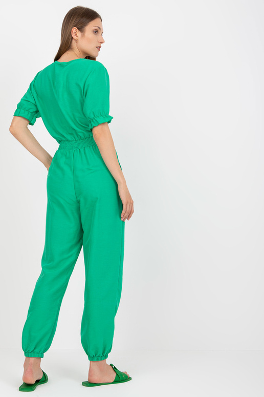 Roheline suvine lühikeste varrukatega...