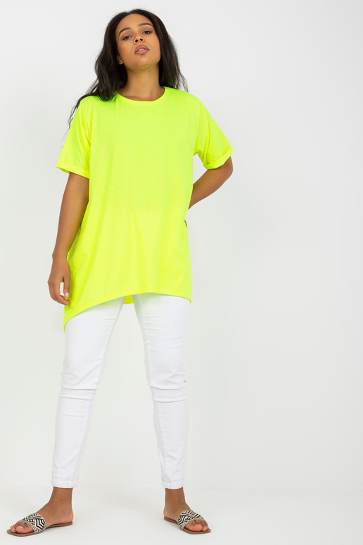 Fluo asümmeetriline kollane tuunika...