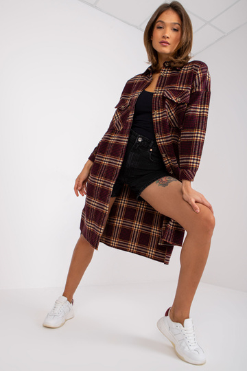 Burgundia kollane oversized...