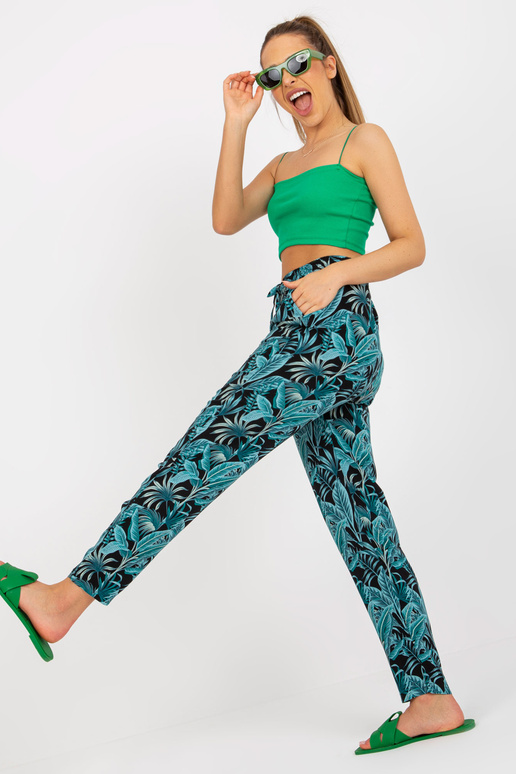 Mustast kangast püksid SUBLEVEL...