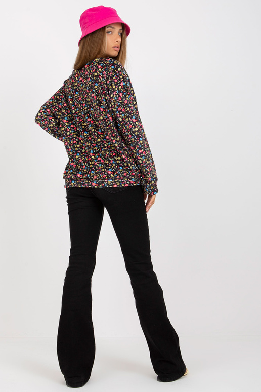 Must veluurist lilleline pluus...