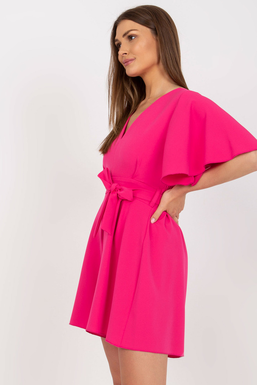 Fuksia õhuline kombinesoon lühikeste...